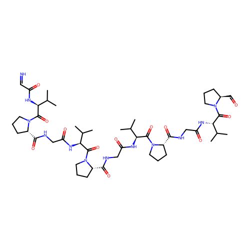 Cyclo(valyl-prolylglycyl)4 structure