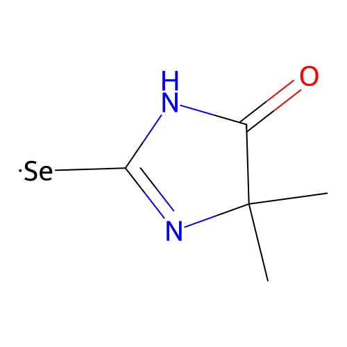 5,5-Dimethyl-2-selenoxoimidazolidin-4-one structure