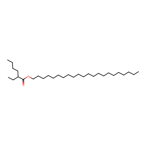 Docosyl 2-ethylhexanoate structure