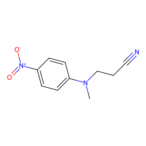 3-(Methyl-4-nitroanilino)propanenitrile structure
