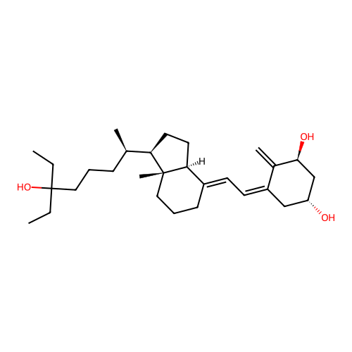 1,25-Dihydroxy-26,27-dimethylcholecalciferol structure
