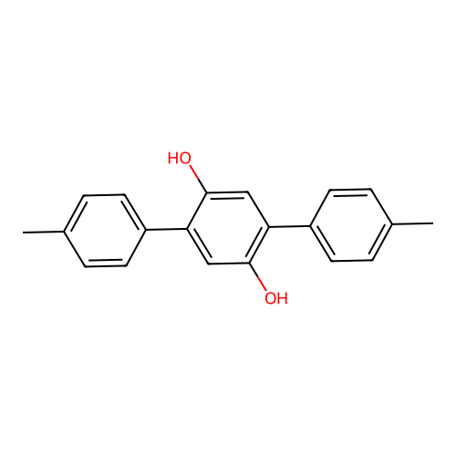 2,5-Di-p-tolylhydroquinone structure