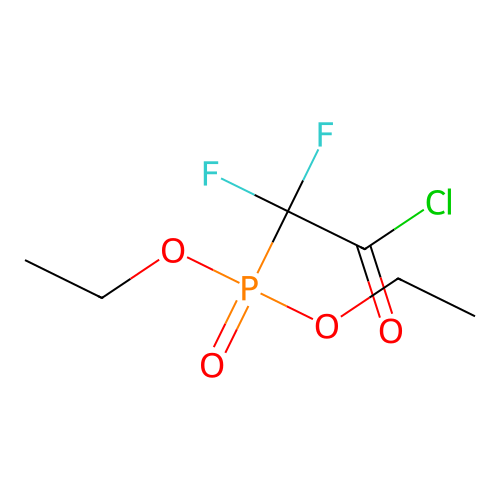 (Chlorocarbonyldifluoromethyl)phosphonic aciddiethyl ester structure