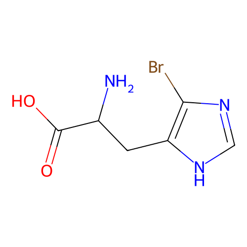 4-Bromohistidine structure