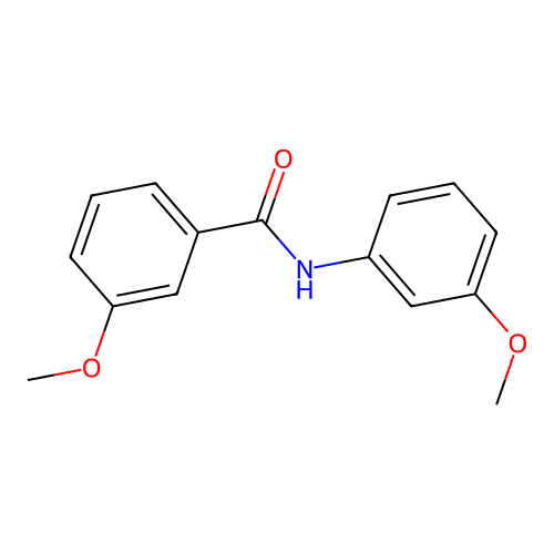 3-methoxy-N-(3-methoxyphenyl)benzamide structure