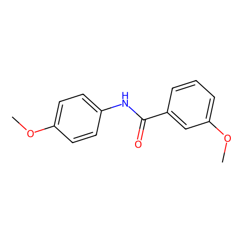 3-methoxy-N-(4-methoxyphenyl)benzamide structure