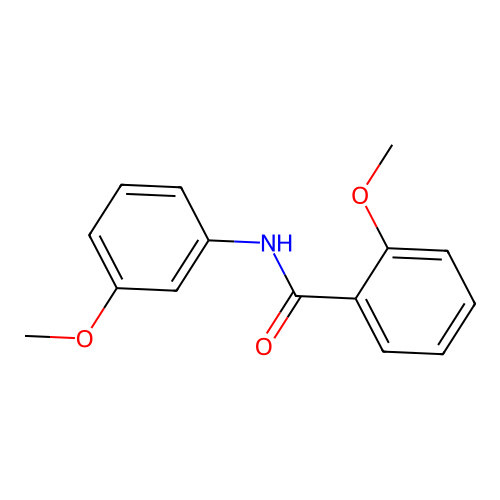 2-methoxy-N-(3-methoxyphenyl)benzamide structure