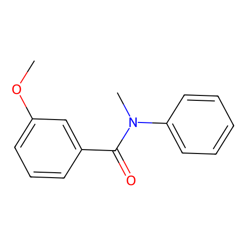 3-methoxy-N-methyl-N-phenylbenzamide structure