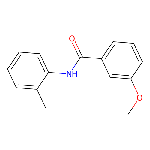 3-methoxy-N-(2-methylphenyl)benzamide structure