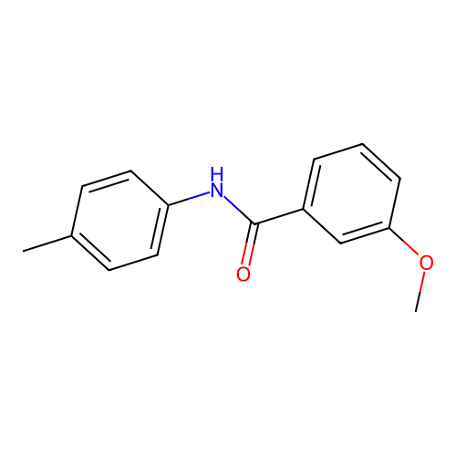 3-methoxy-N-(4-methylphenyl)benzamide structure