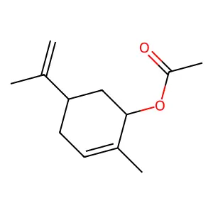 Carvyl acetate structure