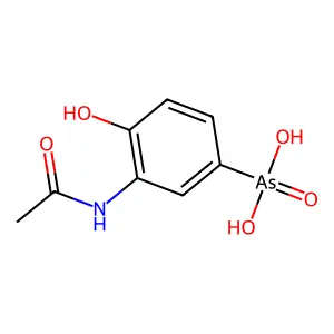 乙酰胂胺 structure