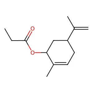 Carvyl propionate, (+-)- structure