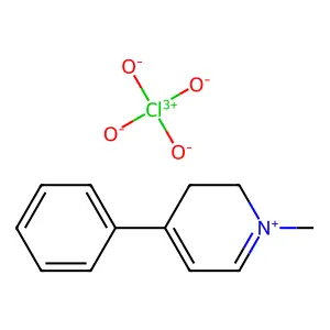 Pyridinium, 2,3-dihydro-1-methyl-4-phenyl-, perchlorate structure