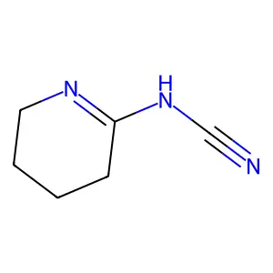 (3,4,5,6-四氢-2-吡啶基)氰胺 structure