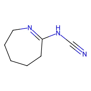 Cyanamide, (3,4,5,6-tetrahydro-2H-azepin-7-yl)- structure
