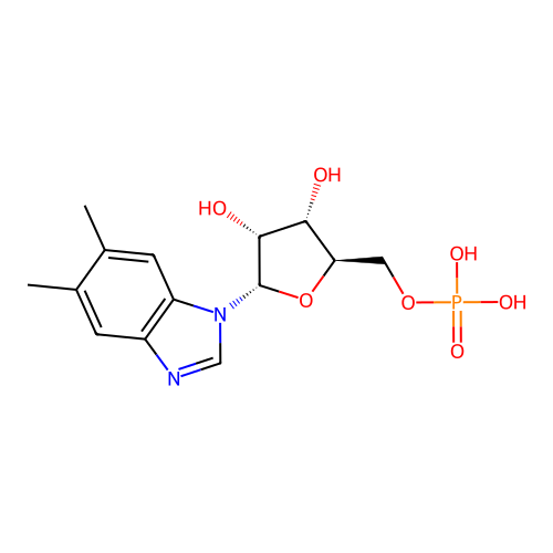 alpha-Ribazole 5'-phosphate structure