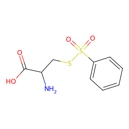 S-(Dioxido(phenyl)sulfanyl)cysteine structure