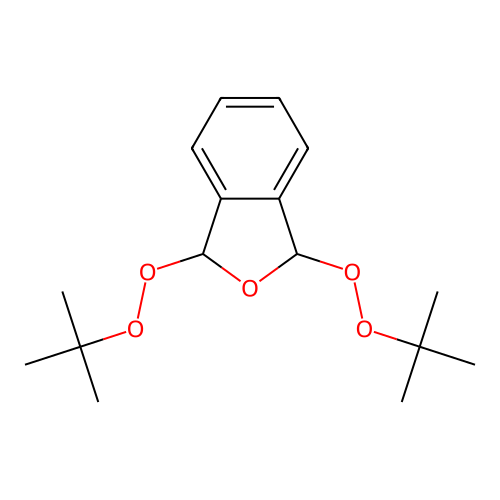 1,3-Bis-t-butylperoxy-phthalan structure
