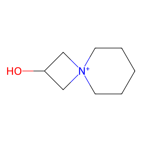 4-Azoniaspiro[3.5]nonan-2-ol structure