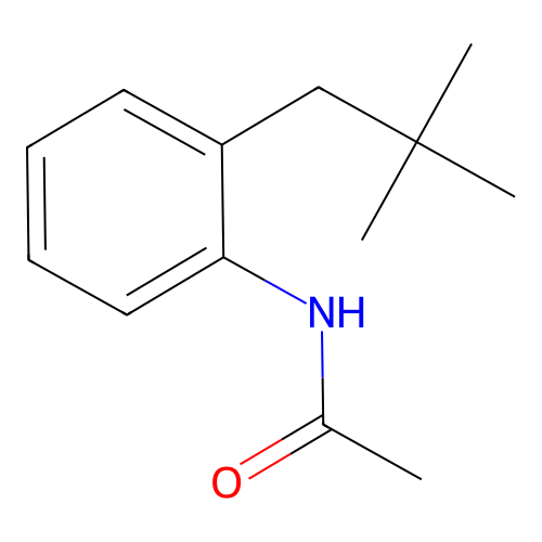 N-(2-neopentylphenyl)acetamide structure