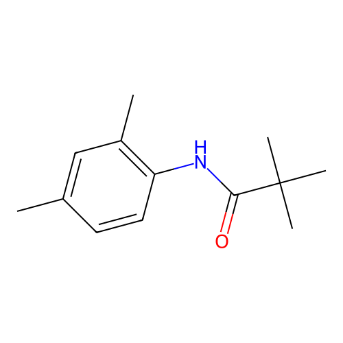 N-(2,4-Dimethylphenyl)-2,2-dimethylpropanamide structure