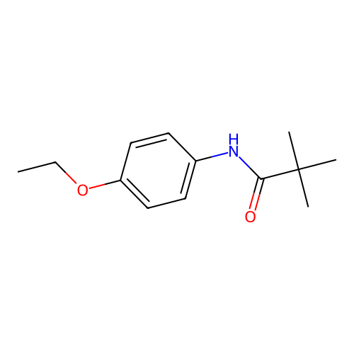 N-(4-ethoxyphenyl)-2,2-dimethylpropanamide structure