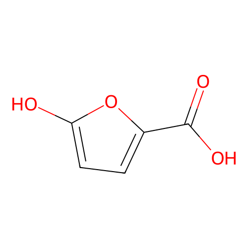 5-Hydroxy-2-furancarboxylic acid structure