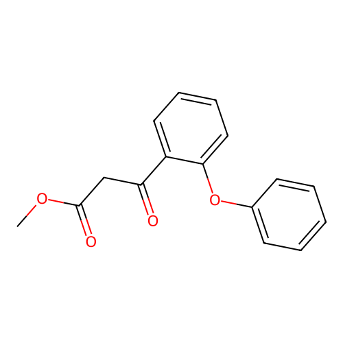Methyl 3-oxo-3-(2-phenoxyphenyl)propanoate structure