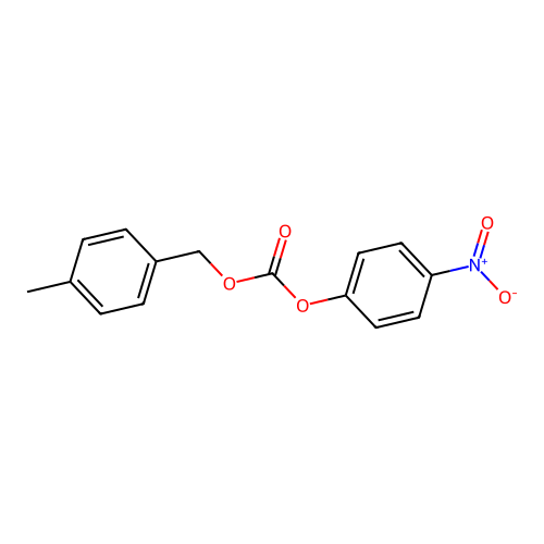 Carbonic acid, (4-methylphenyl)methyl 4-nitrophenyl ester structure