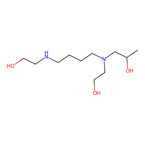1-((2-Hydroxyethyl)(4-((2-hydroxyethyl)amino)butyl)amino)propan-2-ol structure
