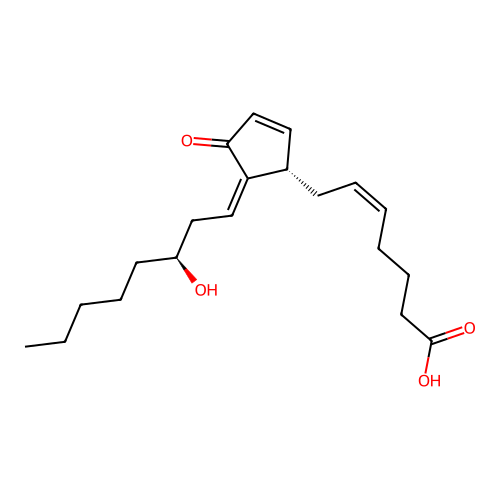 (5z,12z,15s)-15-Hydroxy-11-Oxoprosta-5,9,12-Trien-1-Oic Acid structure