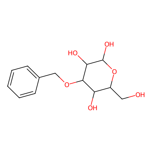 4-Benzyloxy-6-hydroxymethyl-tetrahydropyran-2,3,5-triol structure