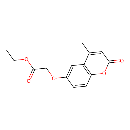 Ethyl 2-(4-methyl-2-oxochromen-6-yl)oxyacetate structure