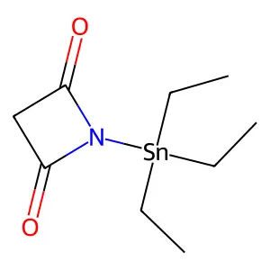 Triethylstannylmaleimide structure