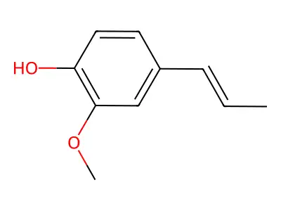 异丁香油酚 structure