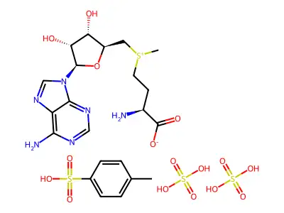 Ademetionine disulfate tosylate structure