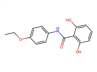 Benzamide, N-(4-ethoxyphenyl)-2,6-dihydroxy- structure
