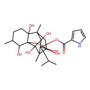 Ryanodol, 3-(1H-pyrrole-2-carboxylate), (9-alpha)- structure