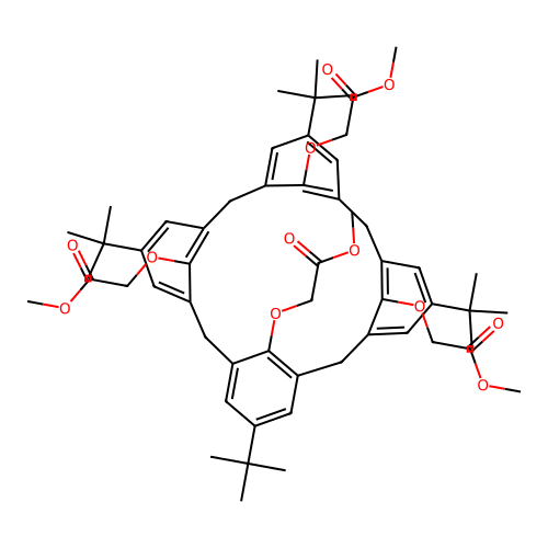 Calixarene structure