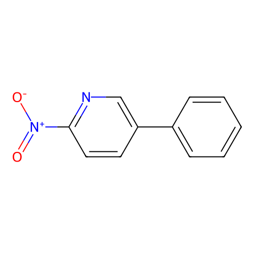 2-Nitro-5-phenylpyridine structure