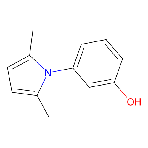 3-(2,5-Dimethylpyrrol-1-yl)phenol structure