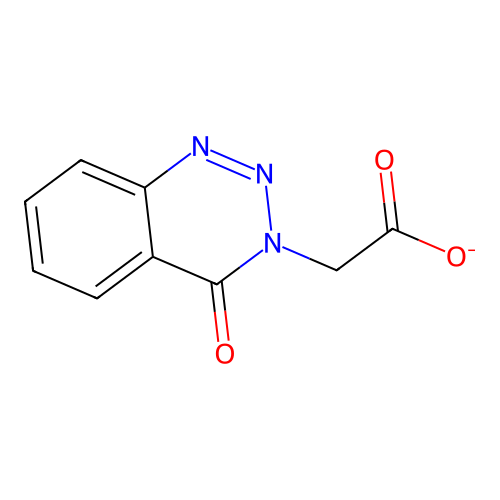 2-(4-Oxo-1,2,3-benzotriazin-3-yl)acetate structure