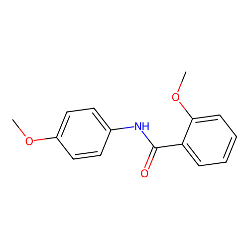 2-methoxy-N-(4-methoxyphenyl)benzamide structure