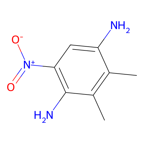 1,4-Benzenediamine, 2,3-dimethyl-5-nitro- structure