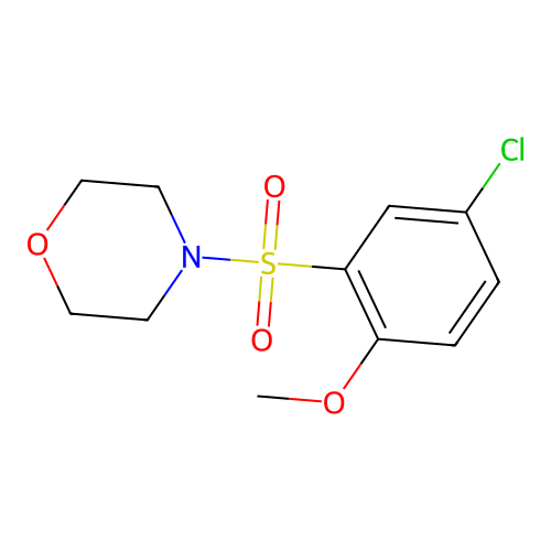 4-(5-Chloro-2-methoxyphenyl)sulfonylmorpholine structure