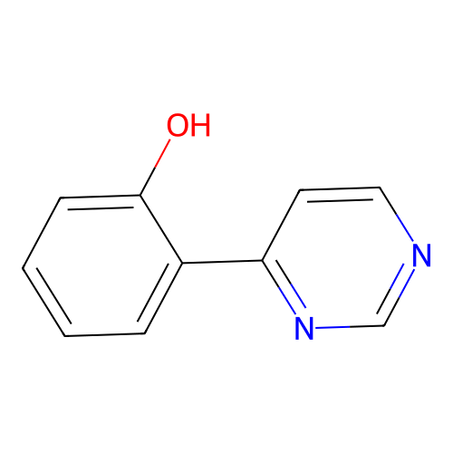 4-(2-Hydroxyphenyl)pyrimidine structure