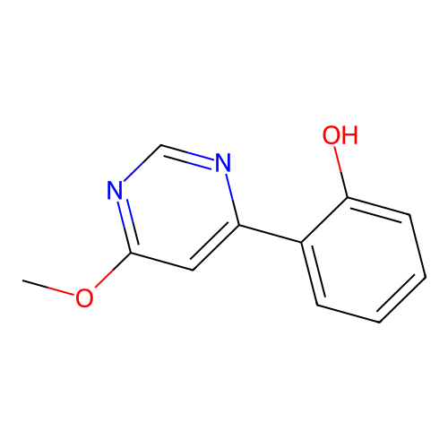 2-(6-Methoxypyrimidin-4-yl)phenol structure