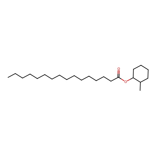 2-Methylcyclohexyl palmitate structure
