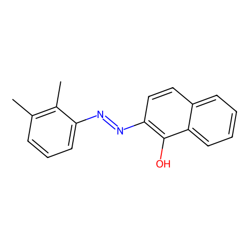 2-((Dimethylphenyl)azo)-1-naphthol structure